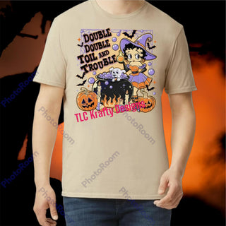 Double Double Toil and Trouble Halloween T-Shirt