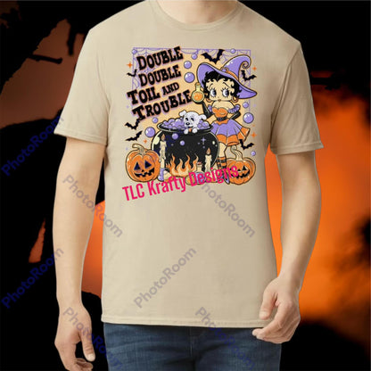 Double Double Toil and Trouble Halloween T-Shirt