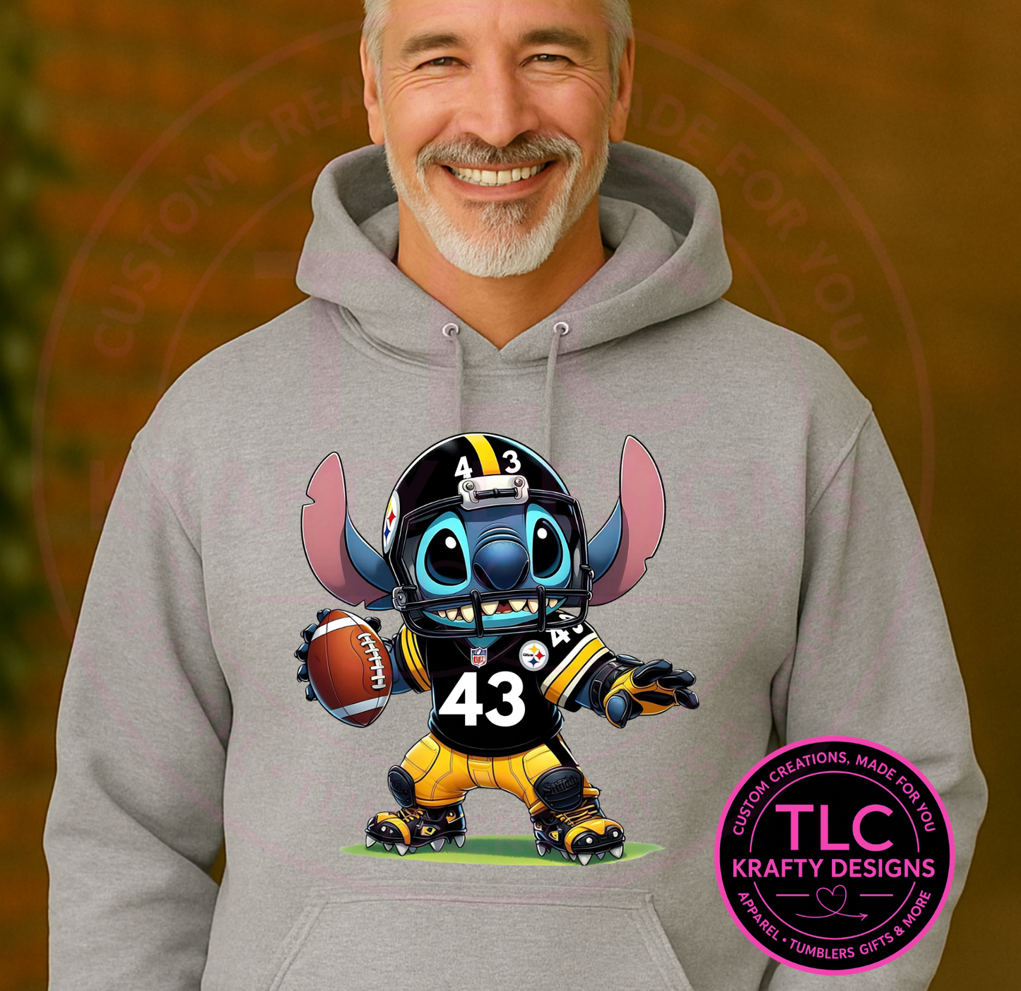 Stitch Football Sweatshirt – Football Season Hoodie or Crewneck