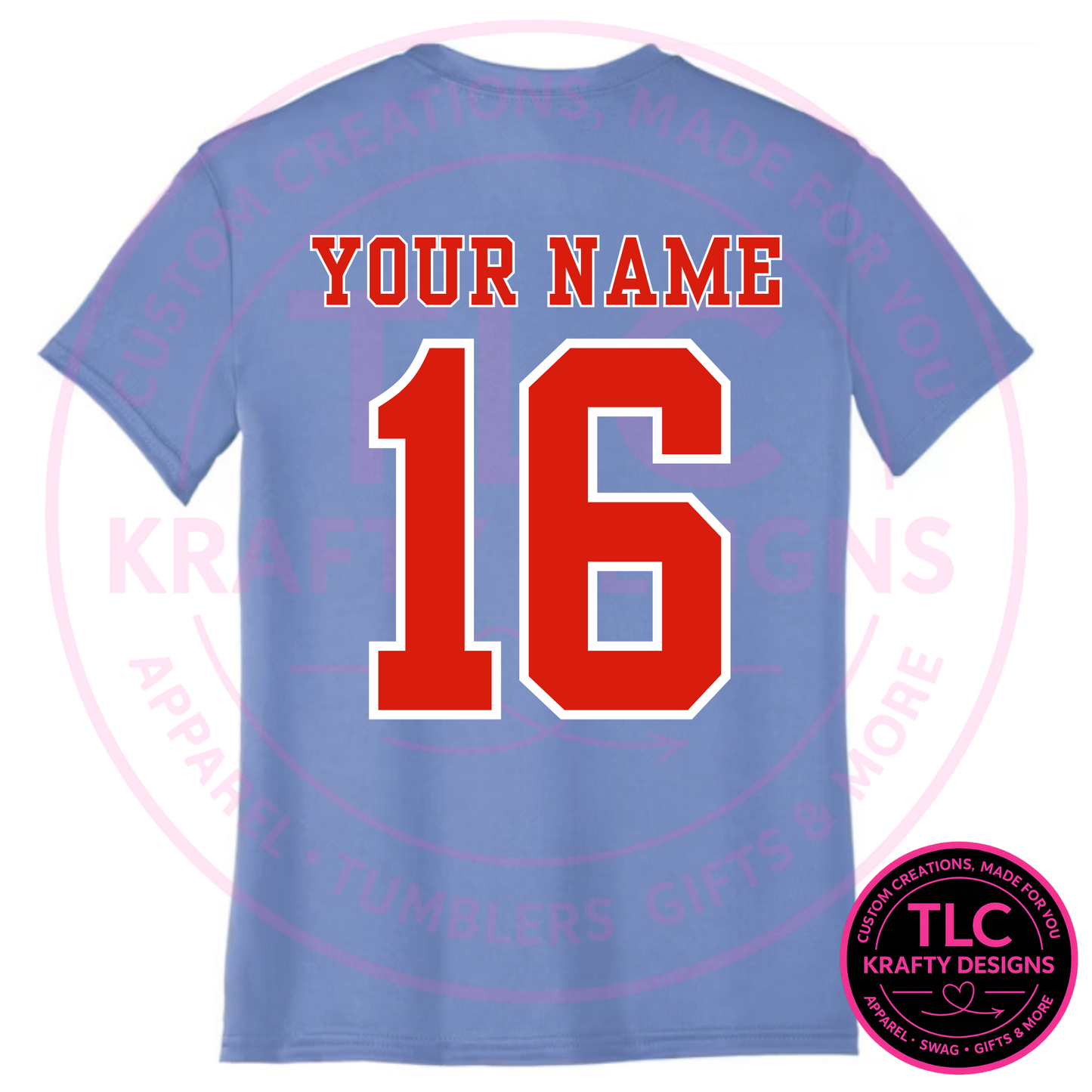 Custom Team Jersey-Style Shirt - Personalized Team Apparel