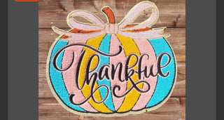 Thankful Pumpkin Patch Sweatshirt - patch close-up