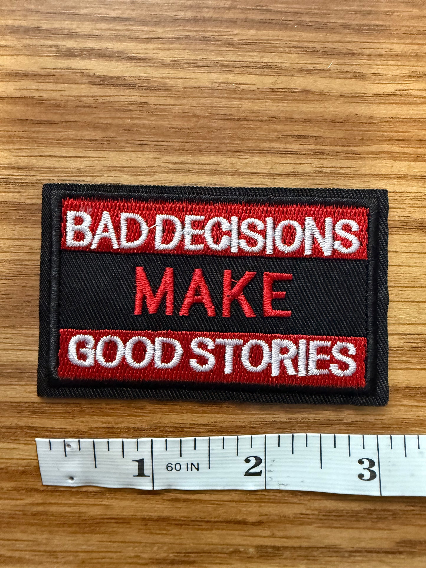 Bad Decisions Make Good Stories Embroidered Hat