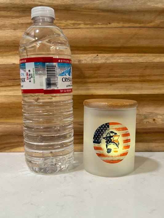 American Woman 9oz Candle / Trinket Container