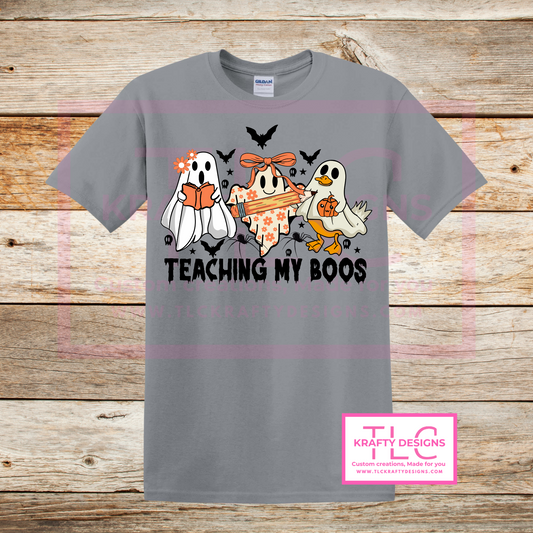 Teaching My Boos Shirt – Cute Halloween Ghost Teacher Tee