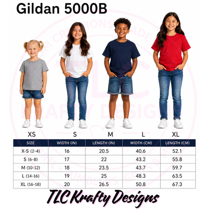 Custom Toddler and Youth T-Shirt – Personalized Name, Business Logo, or Custom Design