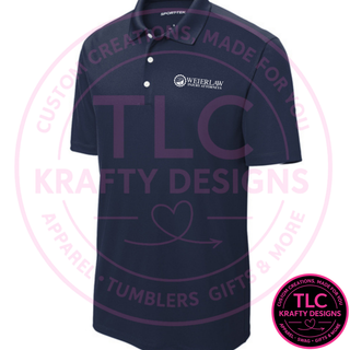 WEIERLAW Sport-Tek Polo Shirt, Embroidered Law Firm Staff Uniform, Sport-Tek Ladies PosiCharge RacerMesh Polo, Attorney Office Apparel