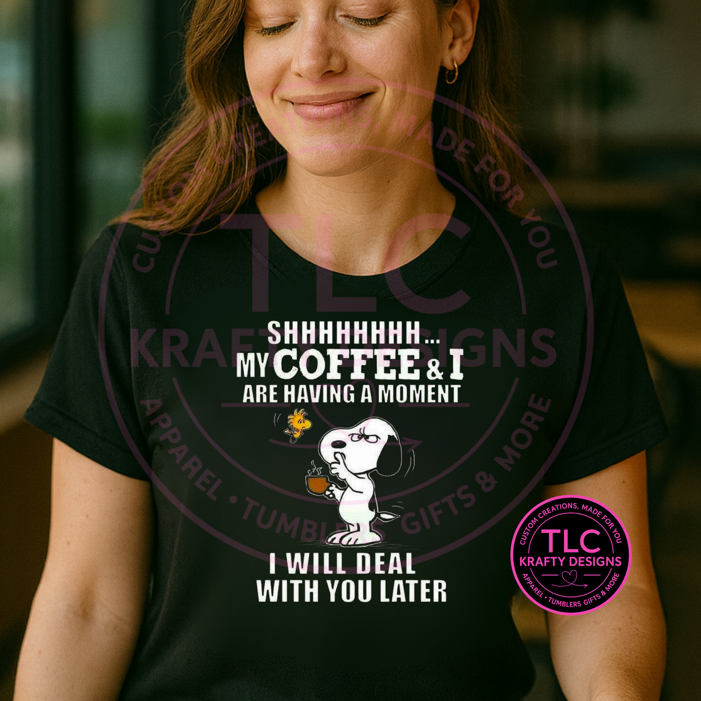 My Coffee & I Are Having a Moment Shirt – Funny Coffee Lover Tee