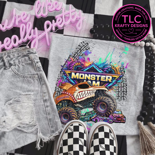 Dog Monster Truck Apparel - Monster Truck Vibes