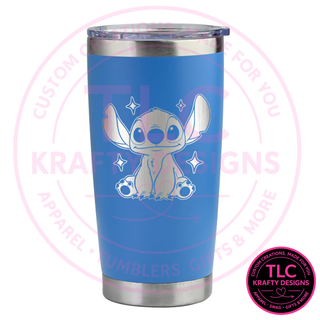 Cute Alien Design - 20oz Engraved Tumbler Collection