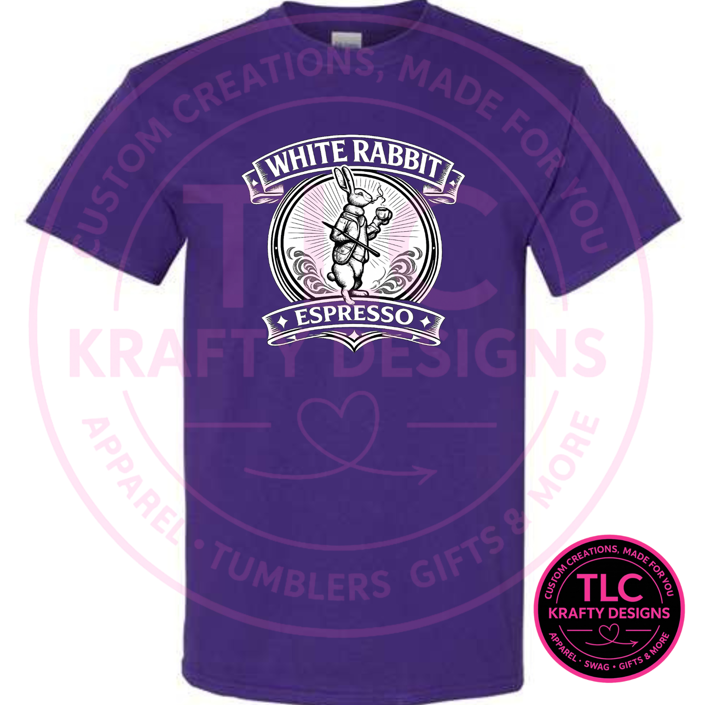 White Rabbit Espresso Logo Apparel - White Rabbit Espresso Business Swag