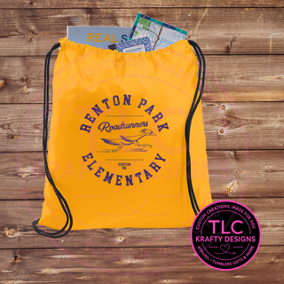 Renton Park Elementary Drawstring Bag - Custom Team Spirit Gear