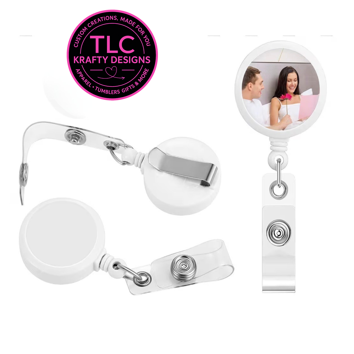 Custom Branded Badge Reels : Business and Promotional Use - Personalized Business Swag