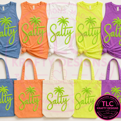 Salty Green Fuzzy Chenille Patch Design – Summer Vibes Patch Apparel