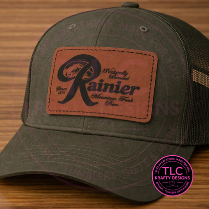 Rainier Faux Leather Patch – Standard Rectangle