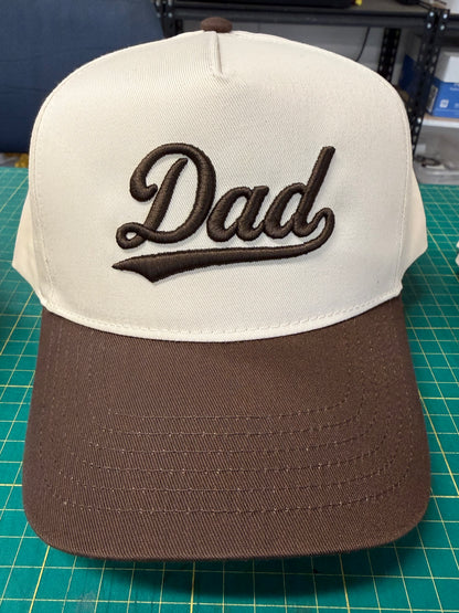 Dad Script Embroidered Hat