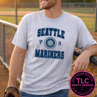 Seattle Baseball Collegiate Logo T-Shirt or Sweatshirt