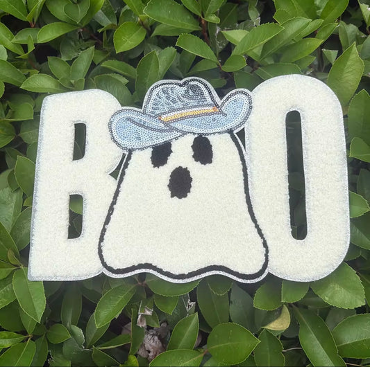 Preorder – Cowboy Ghost Chenille Patch (10.5”)