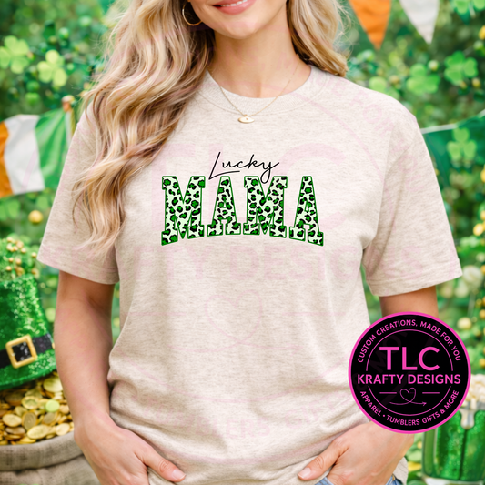 Lucky Mama Shirt or Sweatshirt - St. Patrick's Day Apparel CK