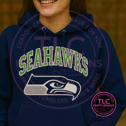 Seattle Football Faux Embroidery Design – Seattle Sports Apparel