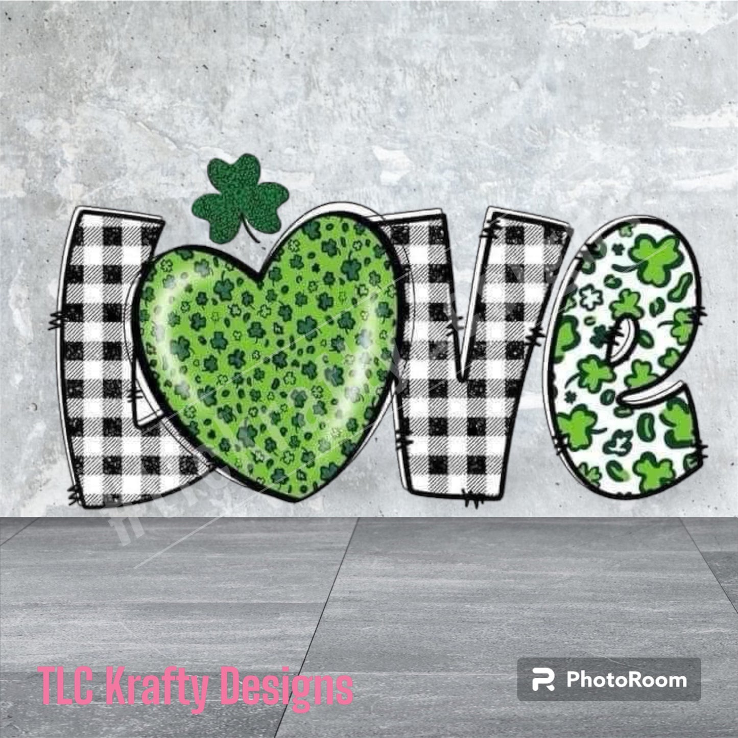 Love Checkered Shamrock sublimation St. Patricks Day shirt