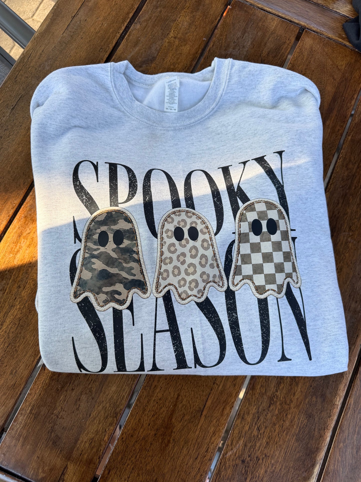 Spooky Season Ghost Trio Design – Spooky Season Apparel