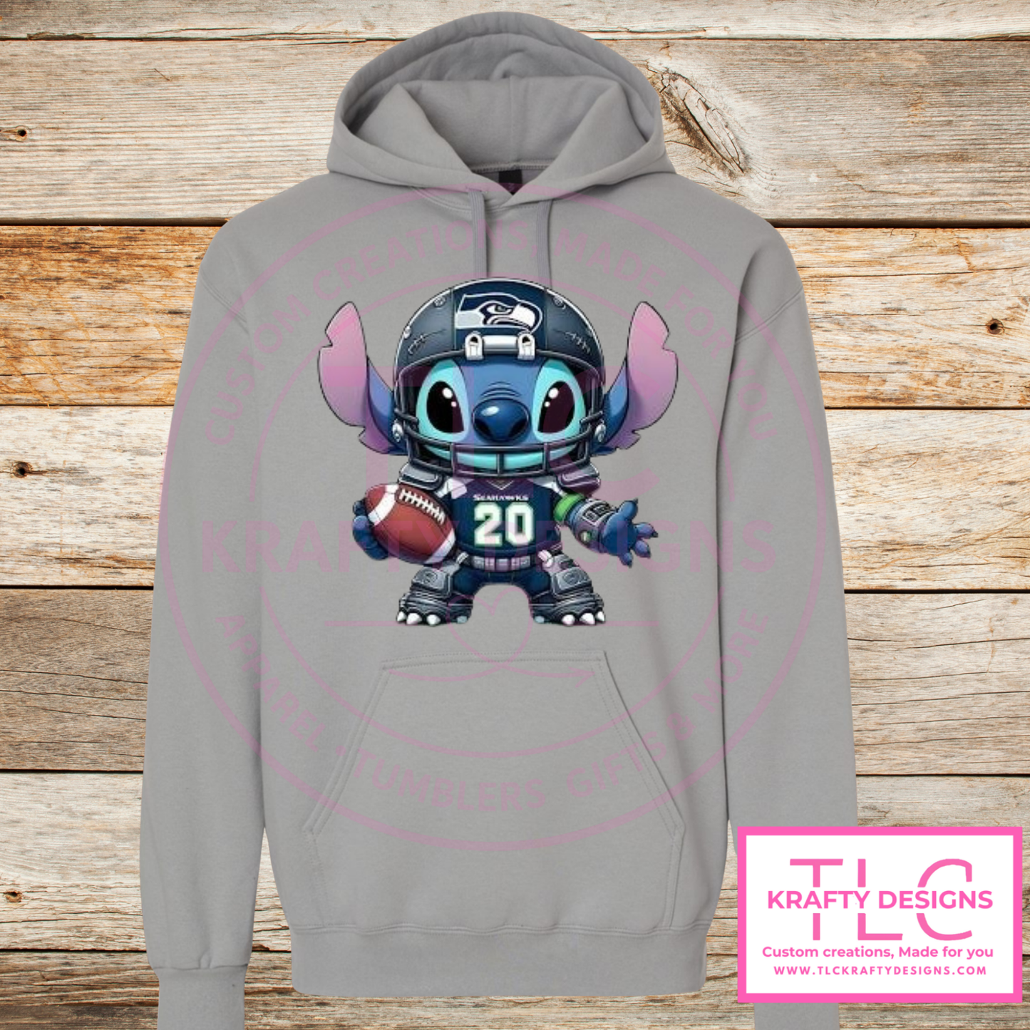 Blue Monster Seattle Football Sweatshirt – Football Season Crew Neck or Hoodie CK