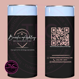 Custom Branded Can Coolers : Brooke Ashley Real Estate - Personalized Business Swag