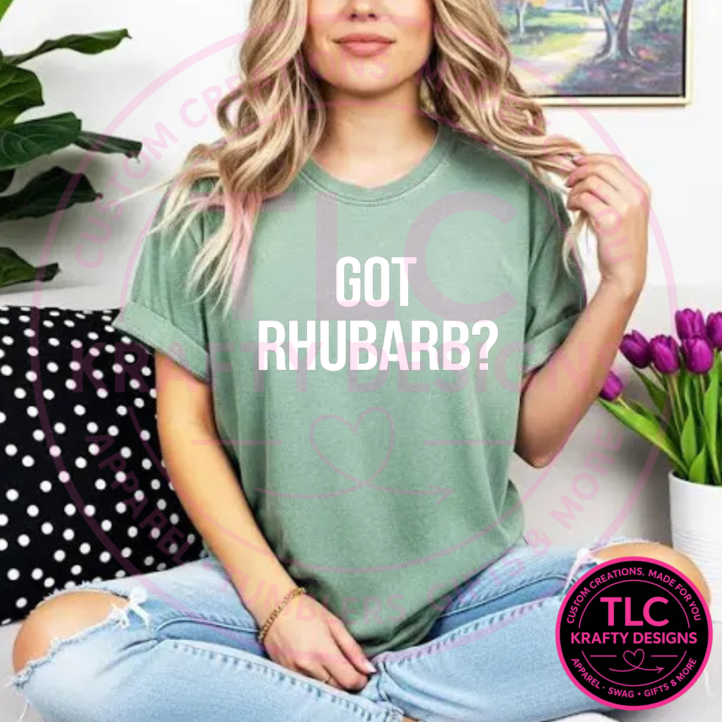 Got Rhubarb Design – Rhubarb Days Apparel