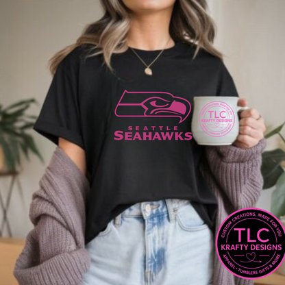 Seattle Seahawks Graphic Tee – Custom Fan Shirt