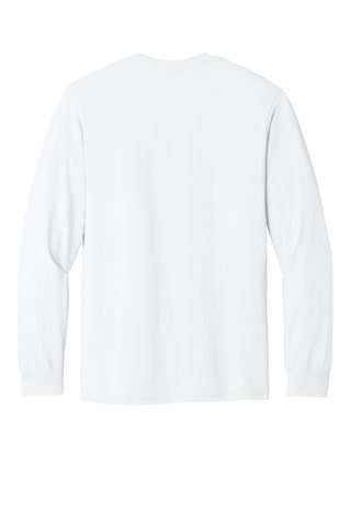 Garage Experts Heavy Cotton Long Sleeve T-Shirt – Plain White or Custom Logo Option