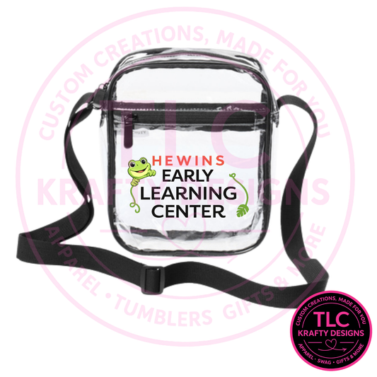 Hewins Early Learning Center Clear Crossbody Bag – School Spirit Bag