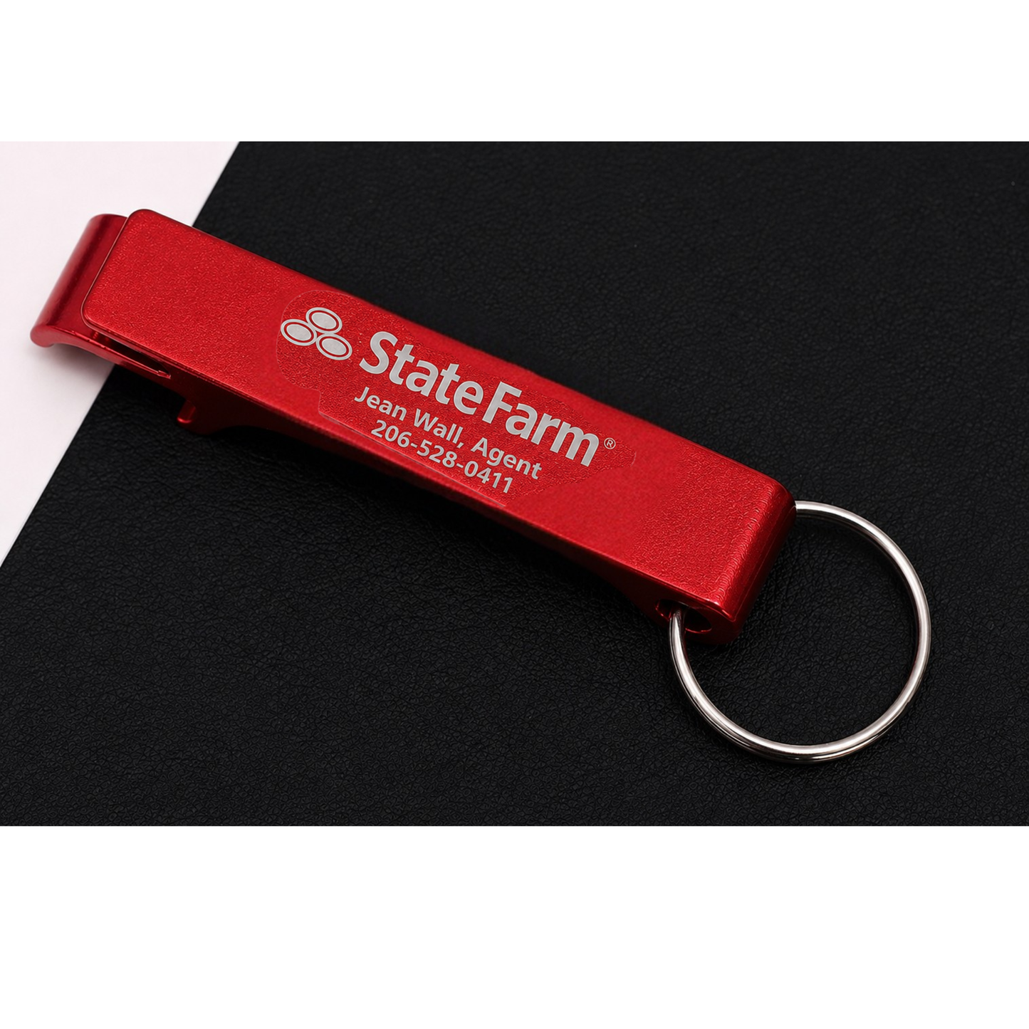 Personalized Bottle Opener Keychain – Custom Laser Engraved Aluminum Keychain | Add Your Logo, Name or Design