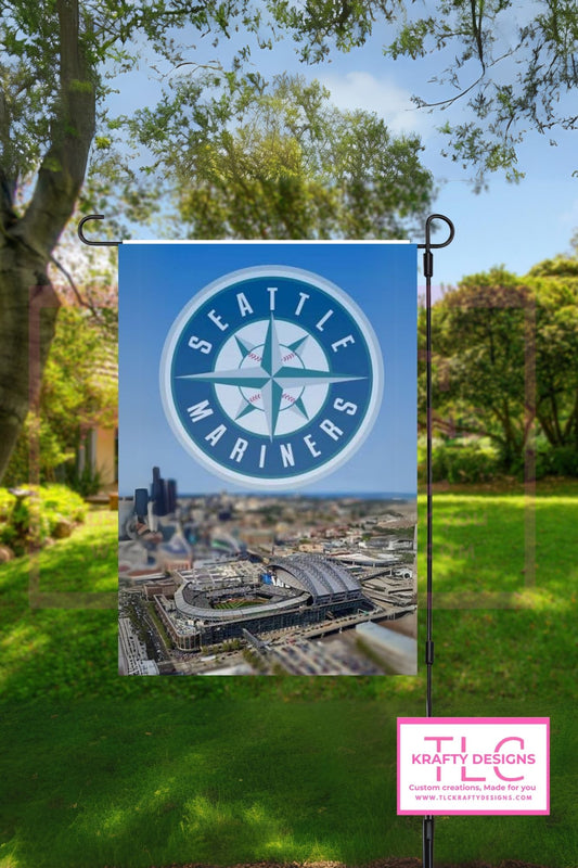 Seattle Baseball Garden Flag – Baseball Stadium Design