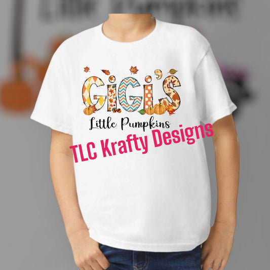 Gigi’s Little Pumpkins Fall kids Tee