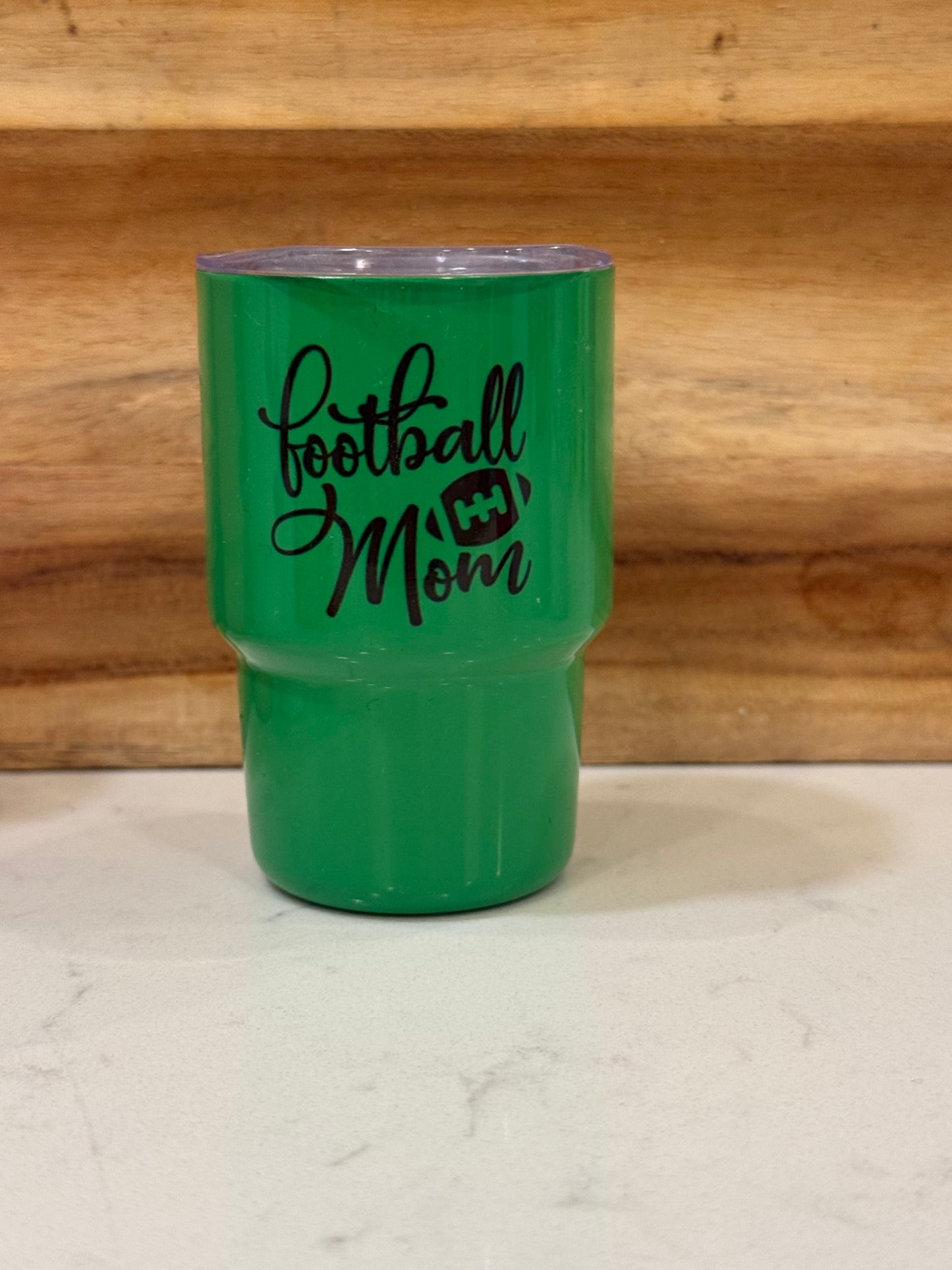Football mom 3 ounce mini shot glass