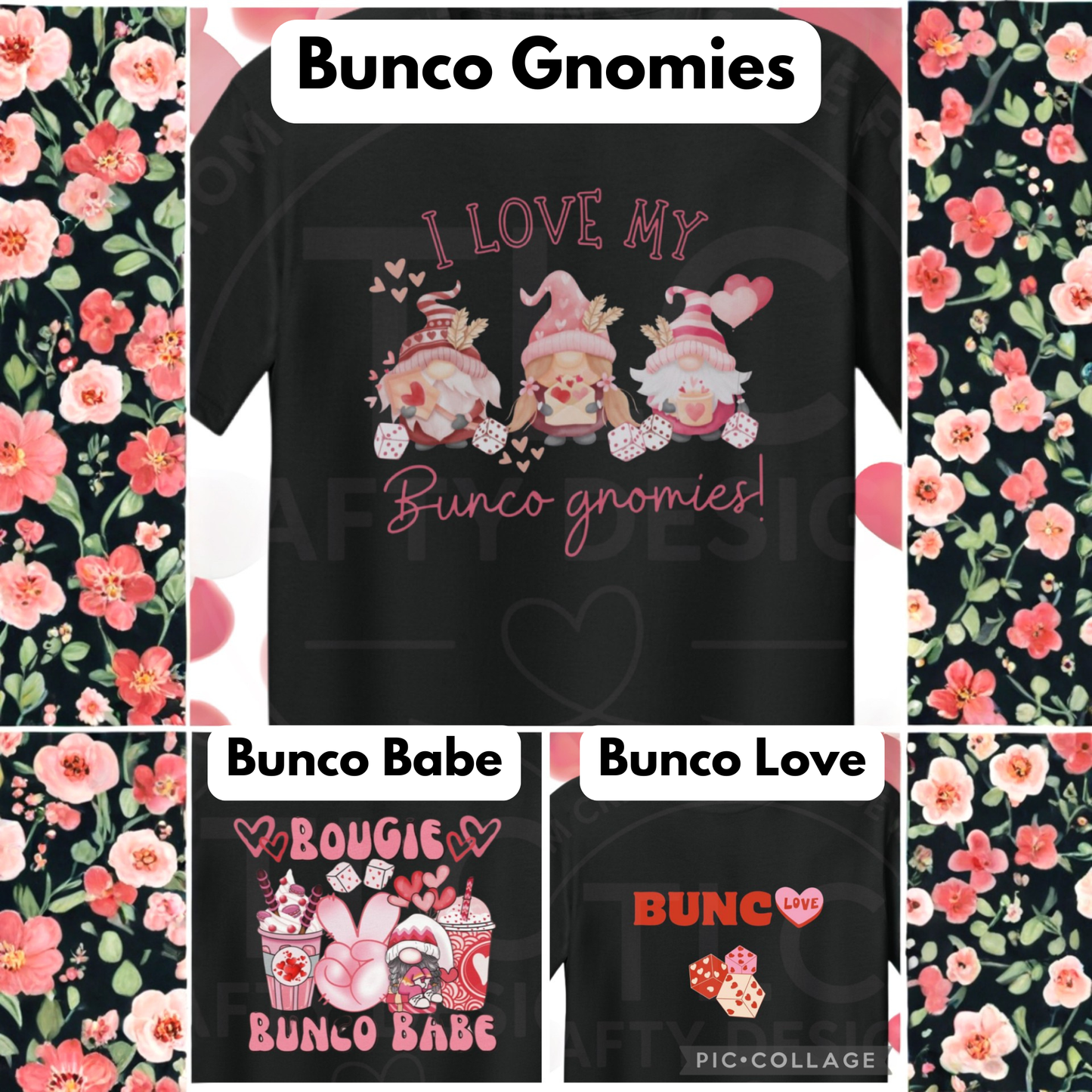 Bunco Valentine Sweatshirts – Cute Dice, Gnomes & Bunco Babe Designs