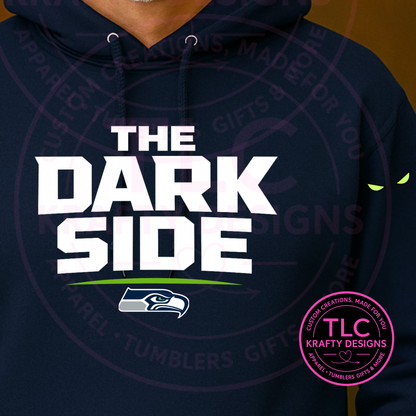 The Dark Side Football Defense Sweatshirt or T-Shirt