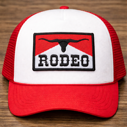 RODEO Longhorn Patch Trucker Hat
