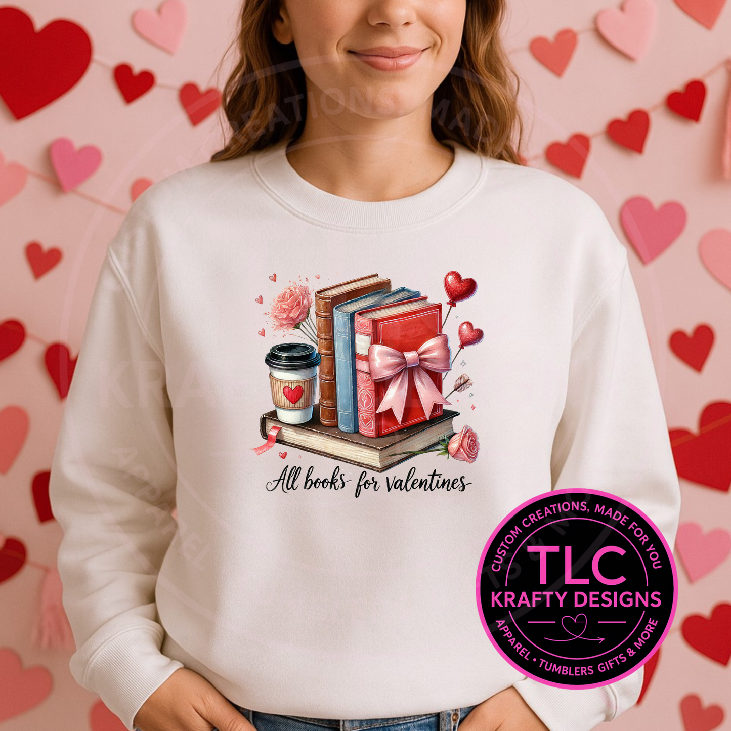 My Valentine Is Reading – Cozy Book Lover Shirt or Sweatshirt