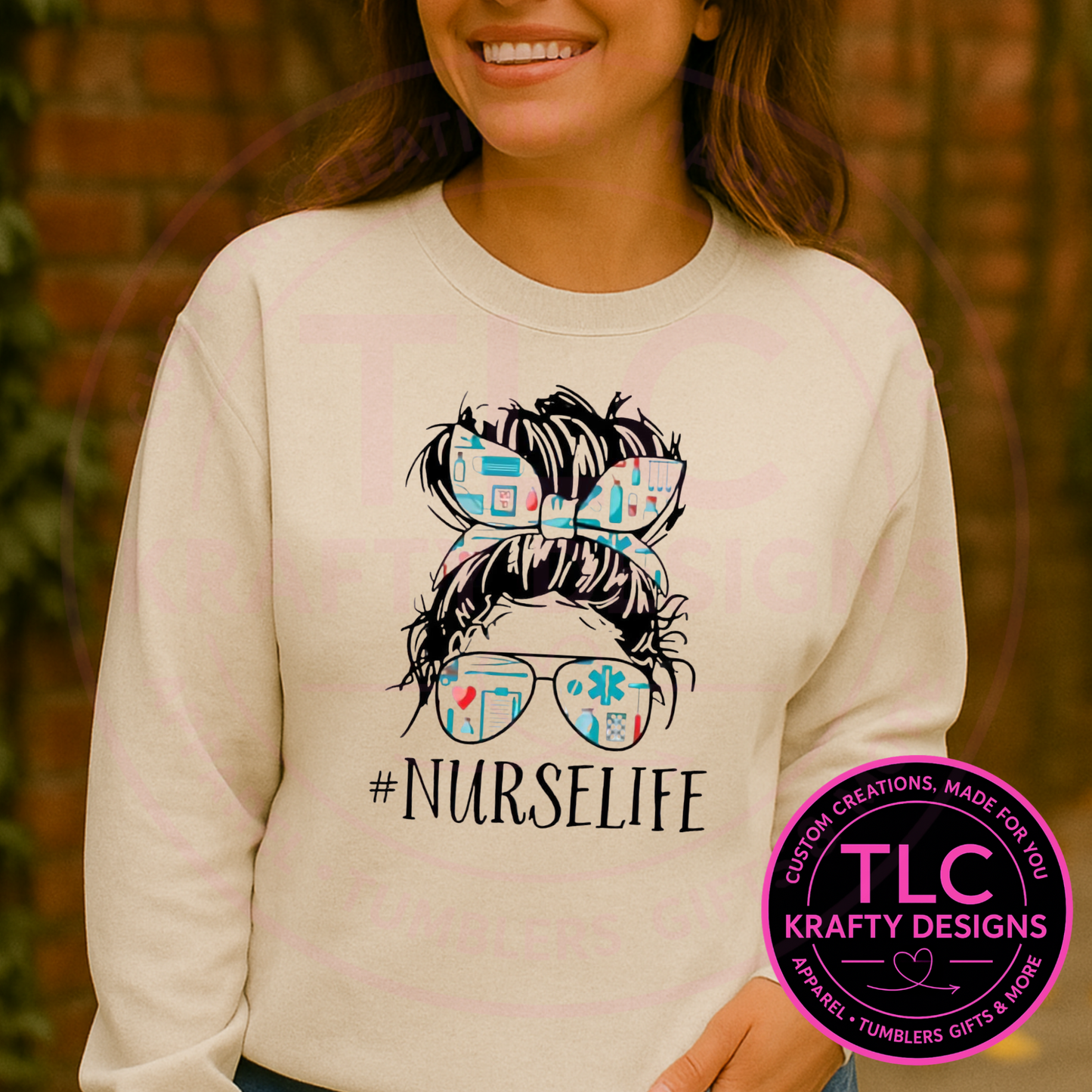 Nurse Life Sweatshirt - Healthcare Crew Neck or Hoodie CK
