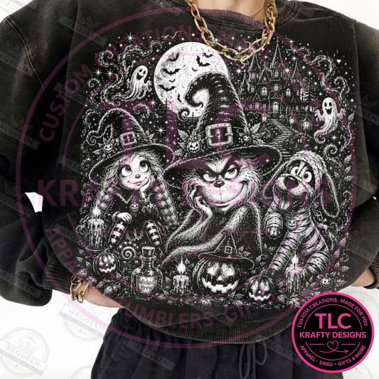 Spooky Witch Friends Design – Spooky Season Apparel