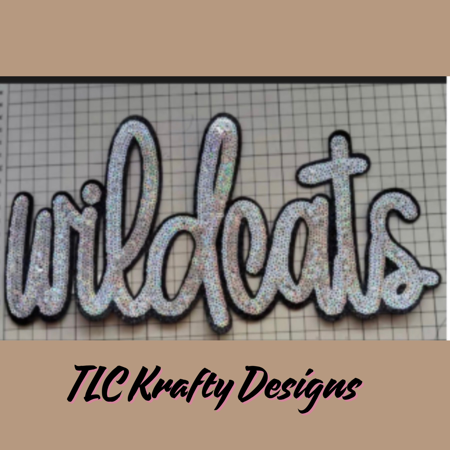 Wildcats Sequin Sweatshirt, Wildcats Sparkle Crewneck or Hoodie, School Spirit Apparel
