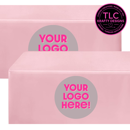 Custom Branded Tablecloths : Event and Vendor Display - Personalized Business Swag