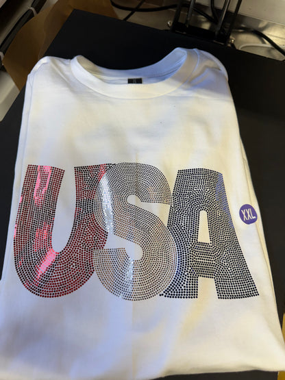 USA Spangle T-Shirt - Ready To Ship