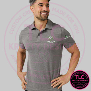 Five Star Homes Cool Classic Polo – Custom Company Logo Work Uniform