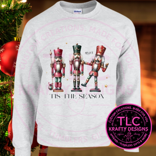 Tis the Season Clumsy Nutcracker Youth Design – Whimsical Christmas Graphic Apparel