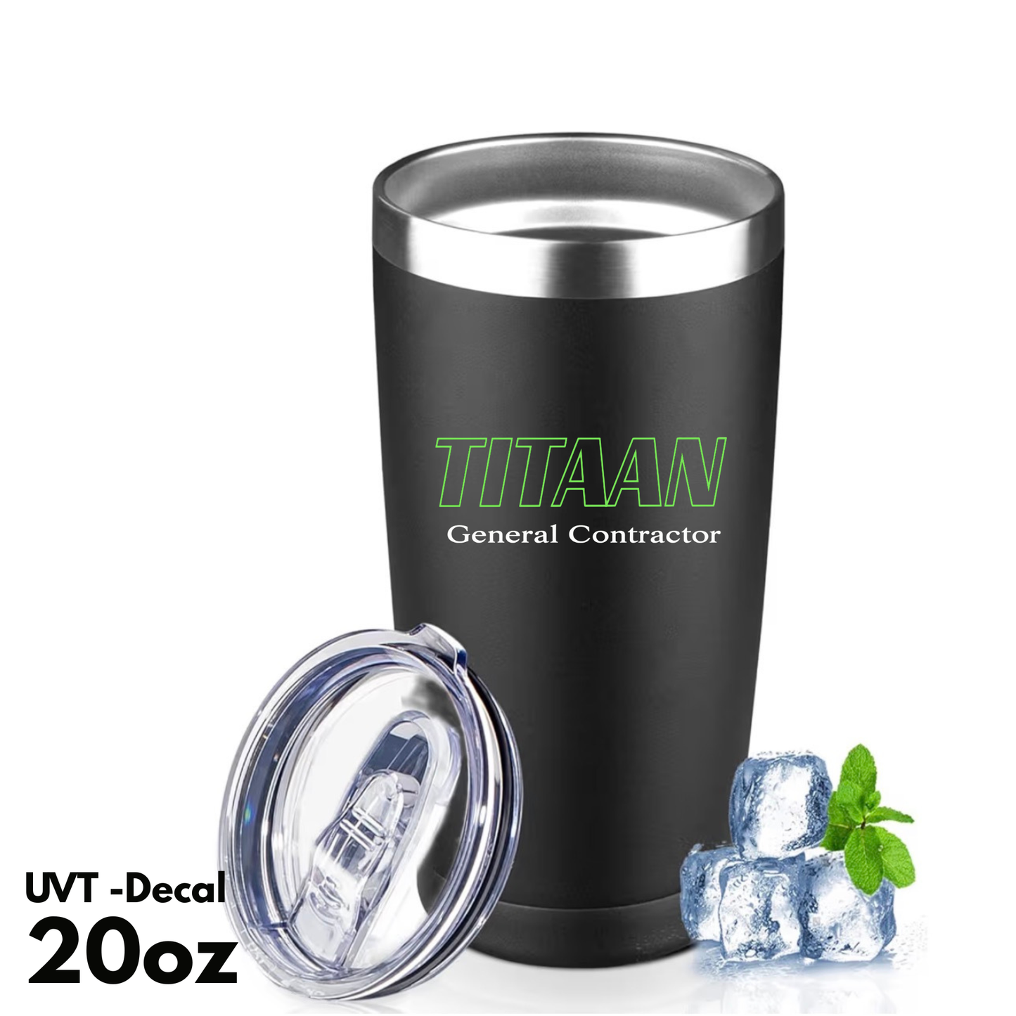 Titaan General Contractor Branded UVT Drinkware Collection