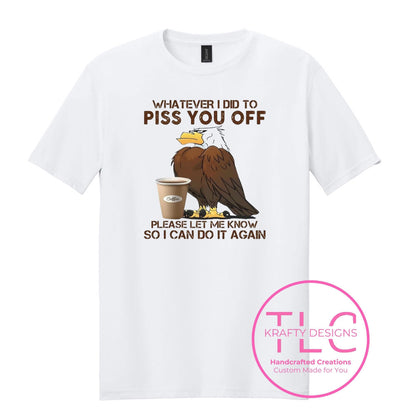 Funny Eagle Coffee Shirts, Long Sleeves, and Tanks – Bold and Humorous Apparel