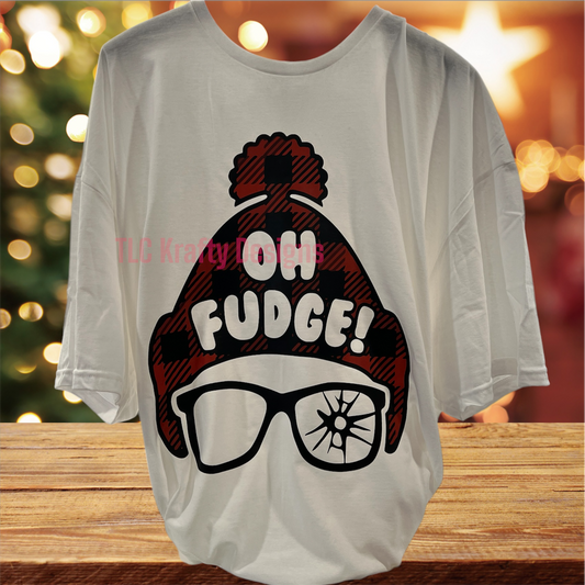 Oh Fudge!’ Holiday Humor Tee