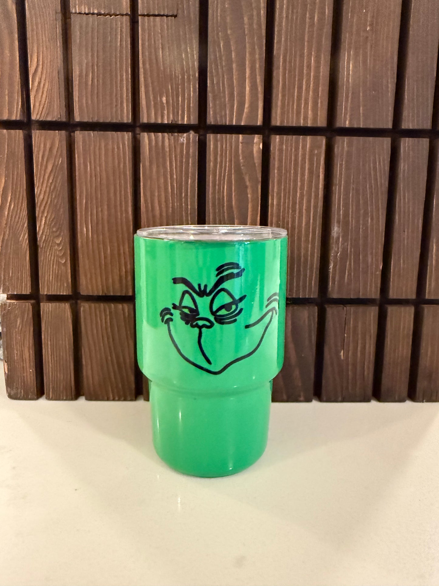 Green monster 3oz mini shot glass